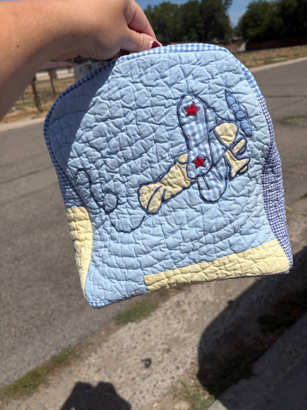 Up-cycled Small Backpack