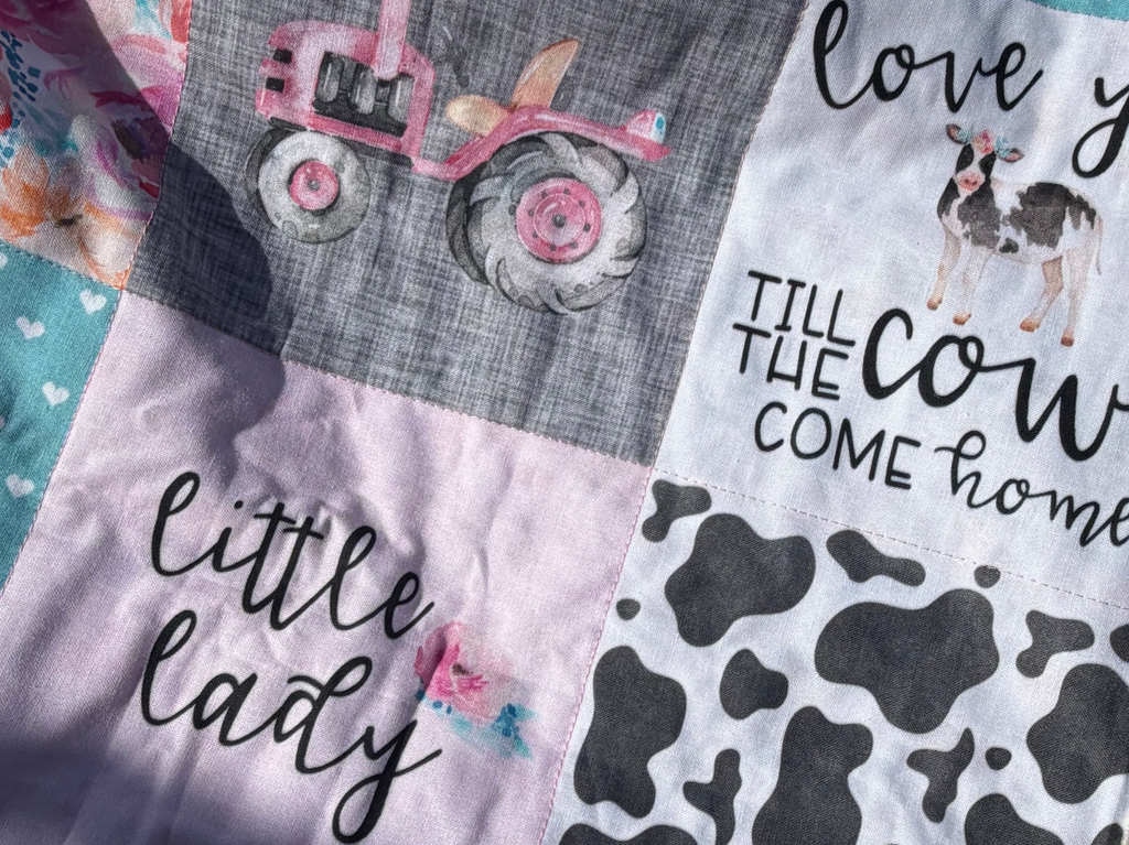 Baby Girl Farm Blanket