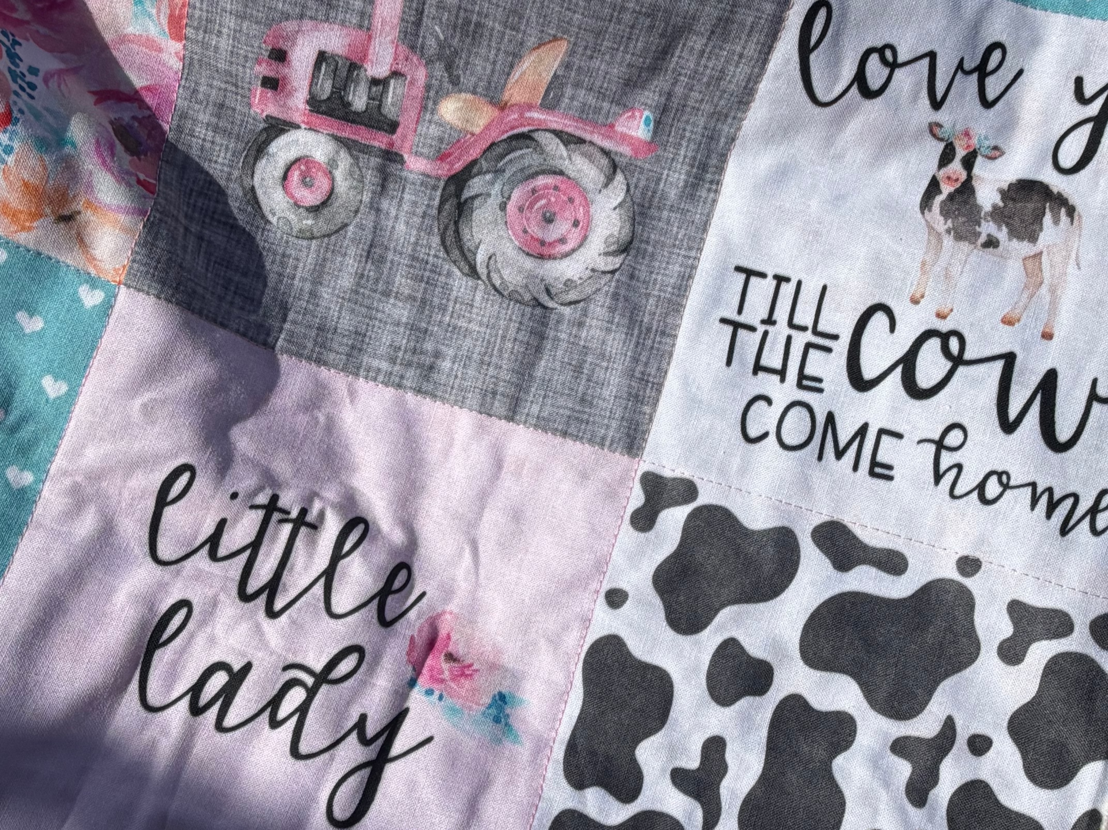 Baby Girl Farm Blanket