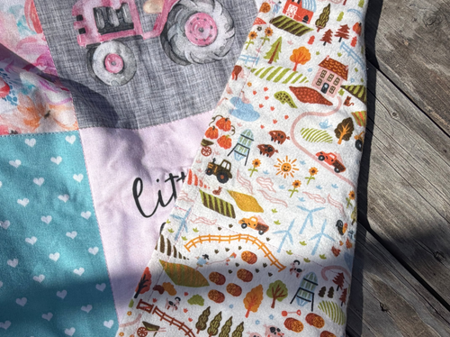 Baby Girl Farm Blanket
