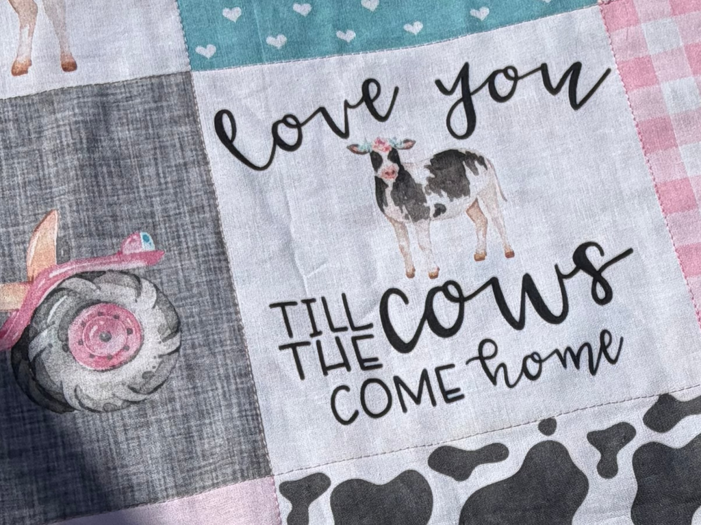 Baby Girl Farm Blanket