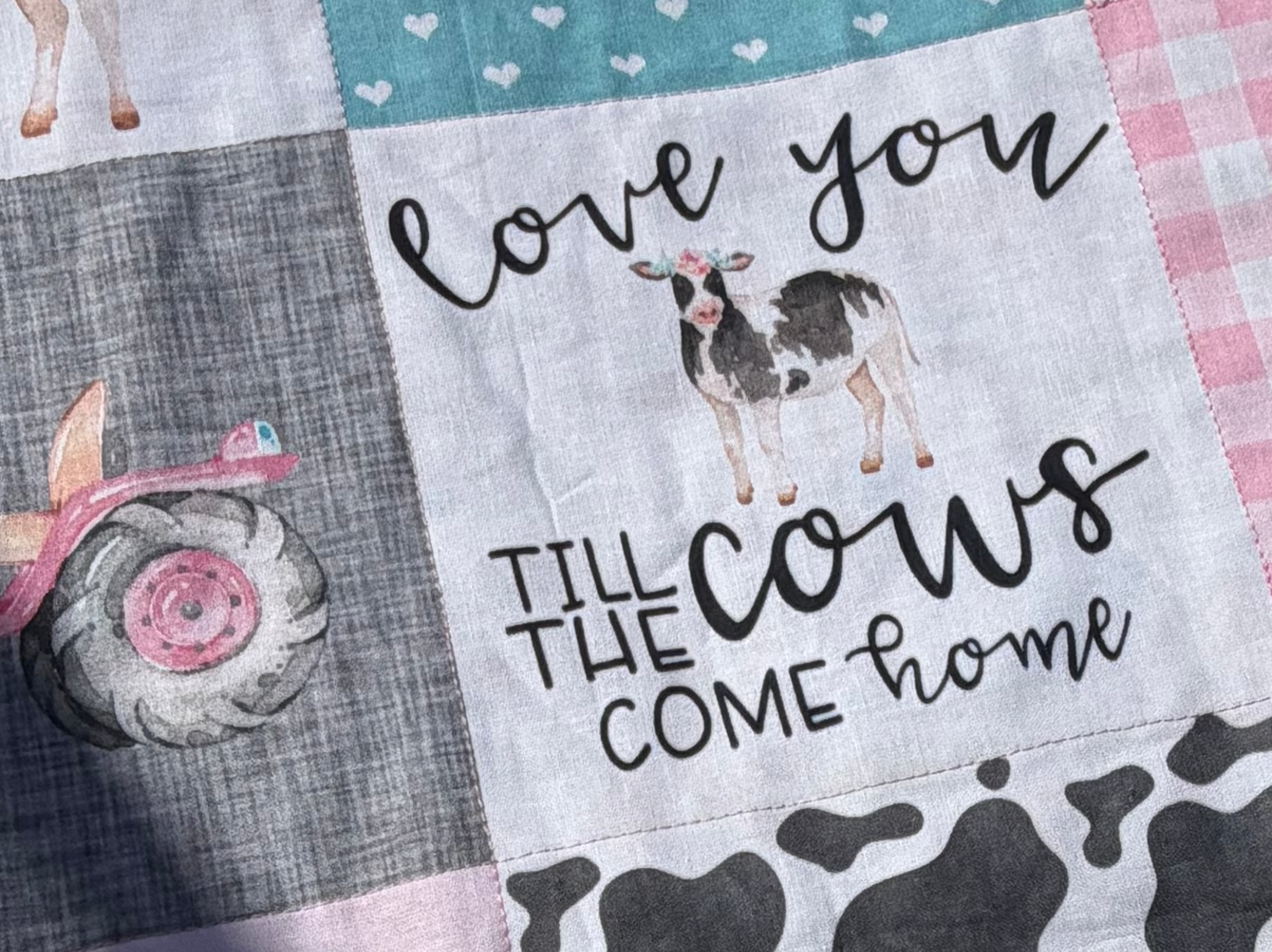 Baby Girl Farm Blanket