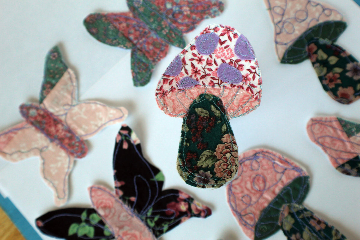 Surprise Mushroom Iron-On Patch