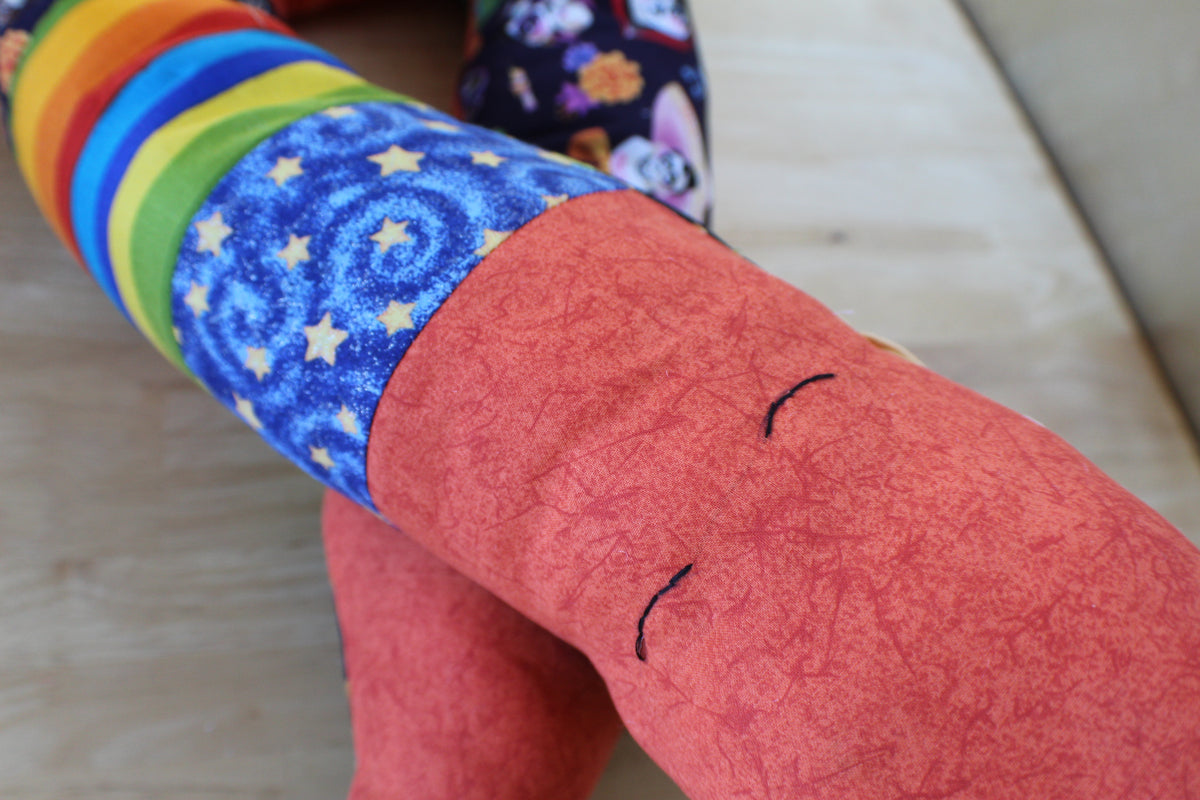 Patchwork Plush Snake 40in